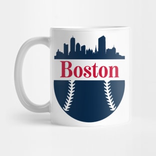 Boston baseball Blue Mug